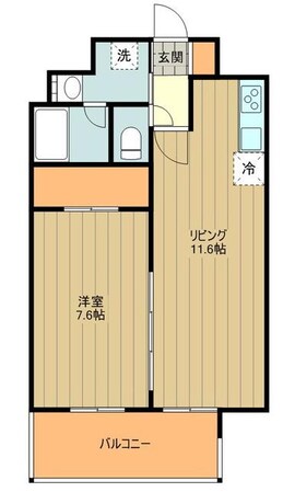 プライムコート立川の物件間取画像